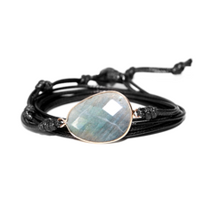 Load image into Gallery viewer, Labradorite Stone Wrap Bracelet
