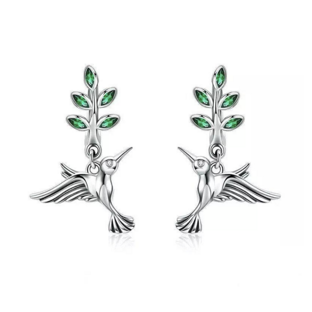 Hummingbird 925 Sterling Silver Earrings
