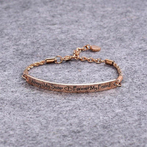 ‘Always My Sister' Inspirational Bracelet