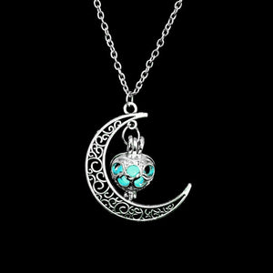 2021 Glowing Jewelry Bead Moon Necklace