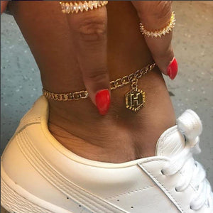 Custom Initial Anklet (A-Z)