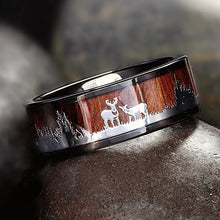 Load image into Gallery viewer, Black Tungsten Hunting Ring
