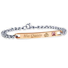 Load image into Gallery viewer, HER KING HIS QUEEN COUPLES NECKLACE SET
