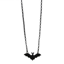 Load image into Gallery viewer, Gothic Black Bat Ring Fashion Flying Bat Metal Adjustable
