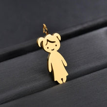 Load image into Gallery viewer, Charm Name Personalize Necklace for Cute Child
