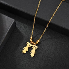 Load image into Gallery viewer, Charm Name Personalize Necklace for Cute Child
