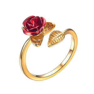 "Love You Forever" Creativity Adjustable Rose Ring