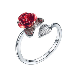 "Love You Forever" Creativity Adjustable Rose Ring