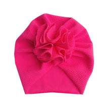 Load image into Gallery viewer, Lovely Flower Baby Hat Soft Baby Girl Hat Turban
