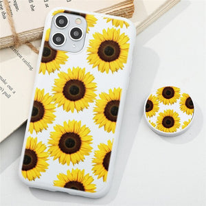 Floral Daisy Stand Case For iPhone