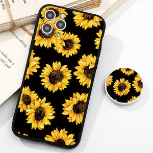 Floral Daisy Stand Case For iPhone