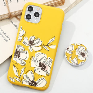 Floral Daisy Stand Case For iPhone