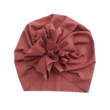 Load image into Gallery viewer, Lovely Flower Baby Hat Soft Baby Girl Hat Turban
