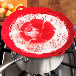 Silicone lid Spill Stopper Cover For Pot Pan