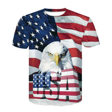 Load image into Gallery viewer, USA Flag T-shirt Men / Women
