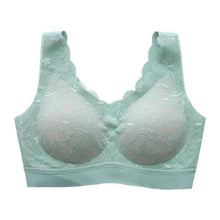 Load image into Gallery viewer, HERS WINGS - Wireless Push Up Comfort Shock-proof Latex Pad Lace Bra
