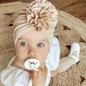 Lovely Flower Baby Hat Soft Baby Girl Hat Turban