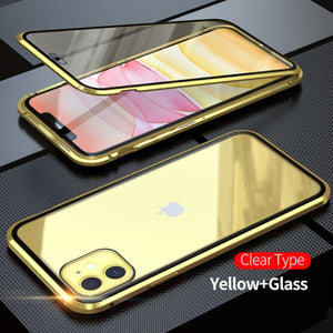 360 Magnetic Adsorption Metal Case For iPhone