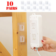 Load image into Gallery viewer, DOUBLE-SIDED ADHESIVE WALL HOOKS [AVAILABLE IN 10 AND 20 PCS]
