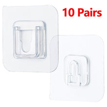 Load image into Gallery viewer, DOUBLE-SIDED ADHESIVE WALL HOOKS [AVAILABLE IN 10 AND 20 PCS]
