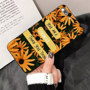 Beautiful yellow flower sunflower Phone Case Cover