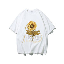 Load image into Gallery viewer, You Are My Sunshine Sunflower Butterfly Colored  T-shirt
