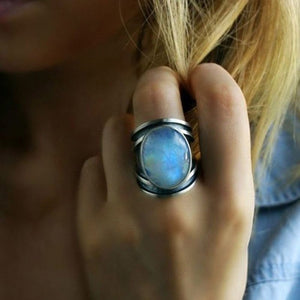 Moonstone ring